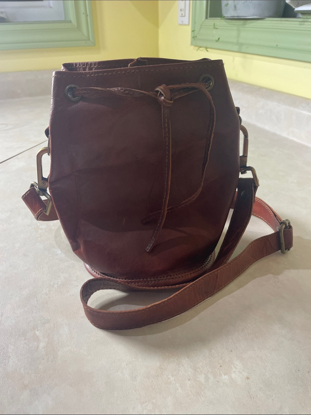 Brown Women’s Bucket Bag